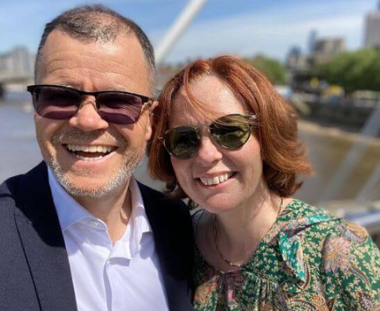 Nicola Elizabeth Frost and her husband Dominic Holland recently celebrated their 28th marriage anniversary.